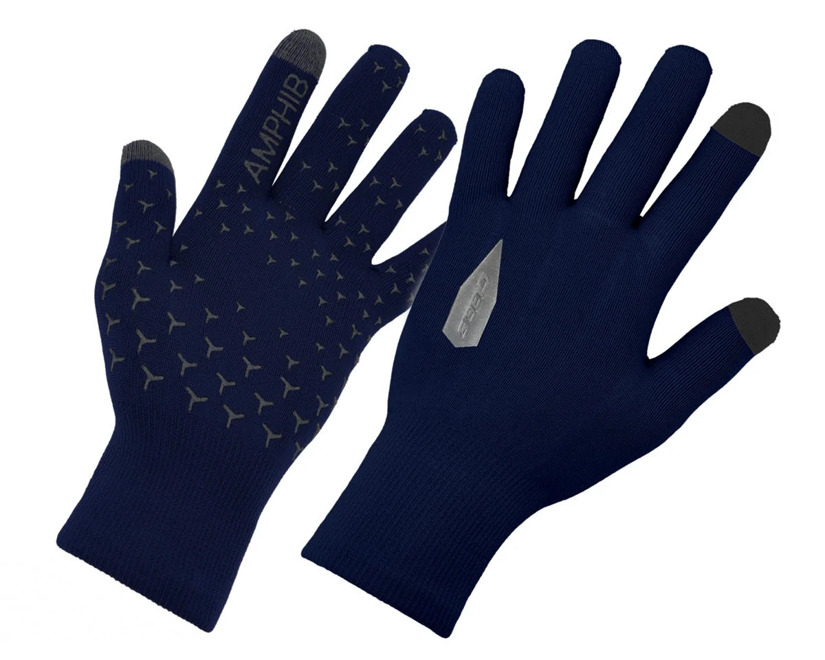 Q36.5 Winter Rain Full Finger Gloves (Nautica Blue) (XL)